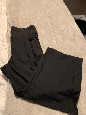 Kohl’s Brand So Flared Leggings - Large Black High Rise with pockets